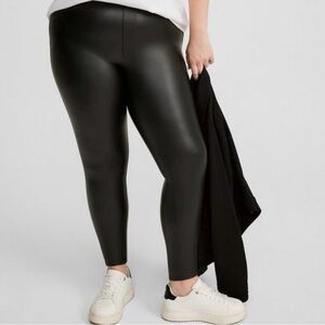 Torrid Black Faux Leather Leggings